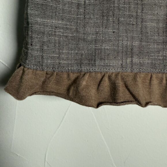 Matilda Jane Womens Brown Hammond Bay Skirt Ruffle Hem Size Small - Picture 3 of 10